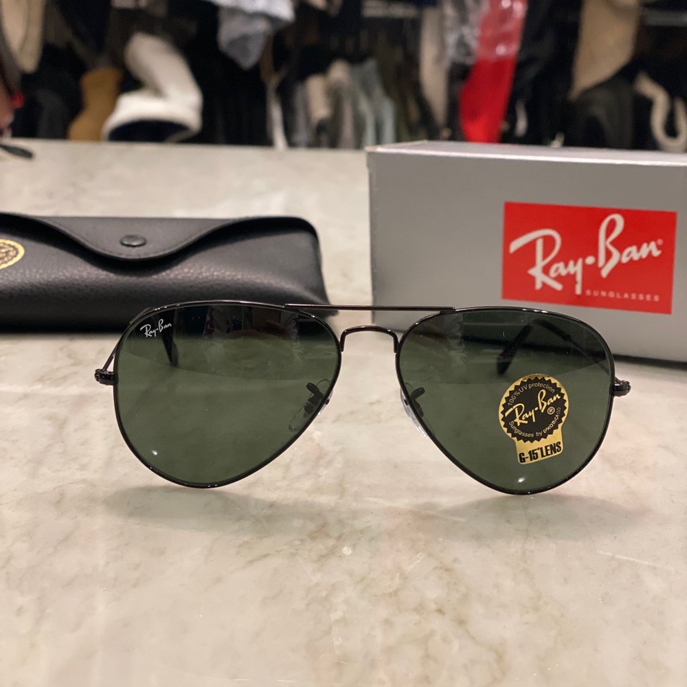 Brand New Ray-Ban Aviator Sunglasses w/ G-15 Lens